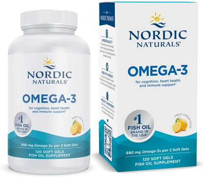 Nordic Naturals Omega-3, Lemon Flavor