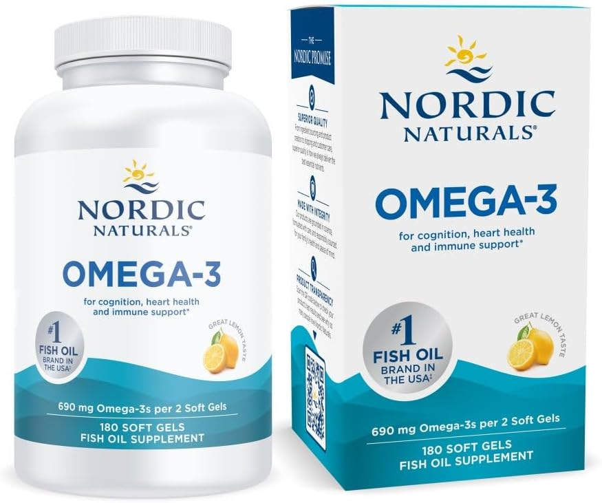 Nordic Naturals Omega-3, Lemon Flavor