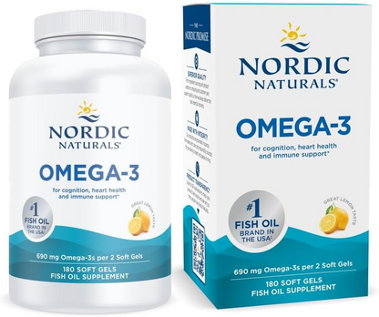 Nordic Naturals Omega-3, Lemon Flavor