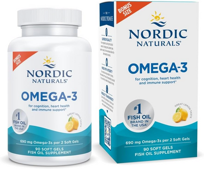 Nordic Naturals Omega-3, Lemon Flavor